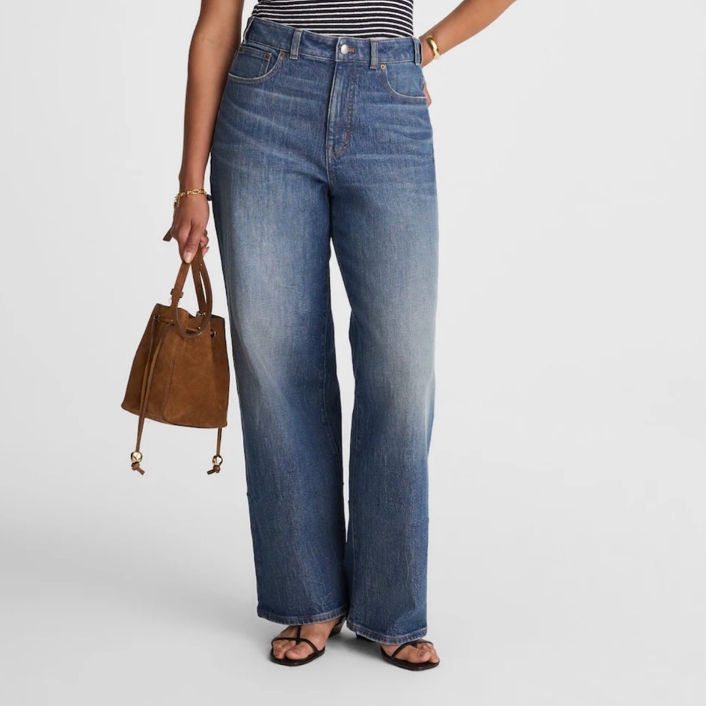 MADEWELL Curvy Perfect Vintage Wide-Leg Jeans Women’s Size 25 - Picture 12 of 13